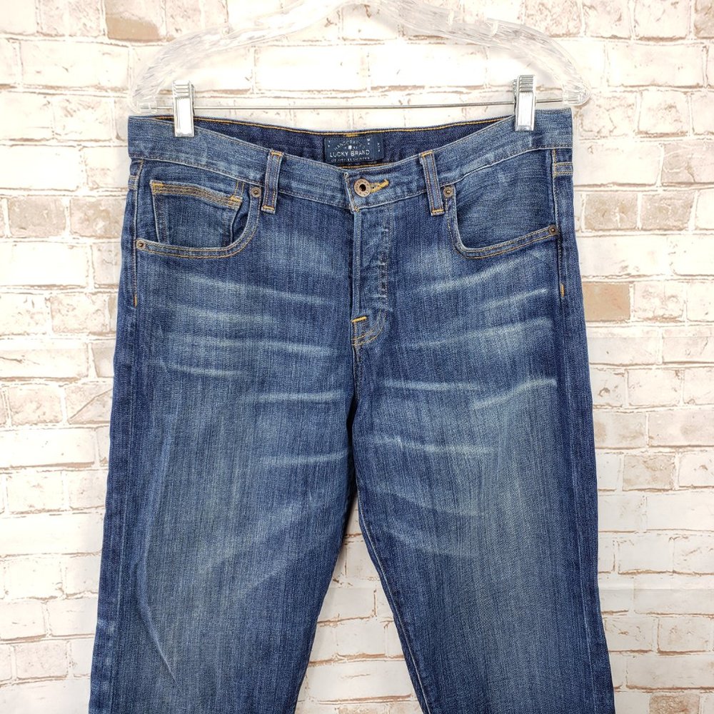 Lucky Brand 6/28 Dylan Boyfriend Button Fly Jeans - Picture 4 of 12